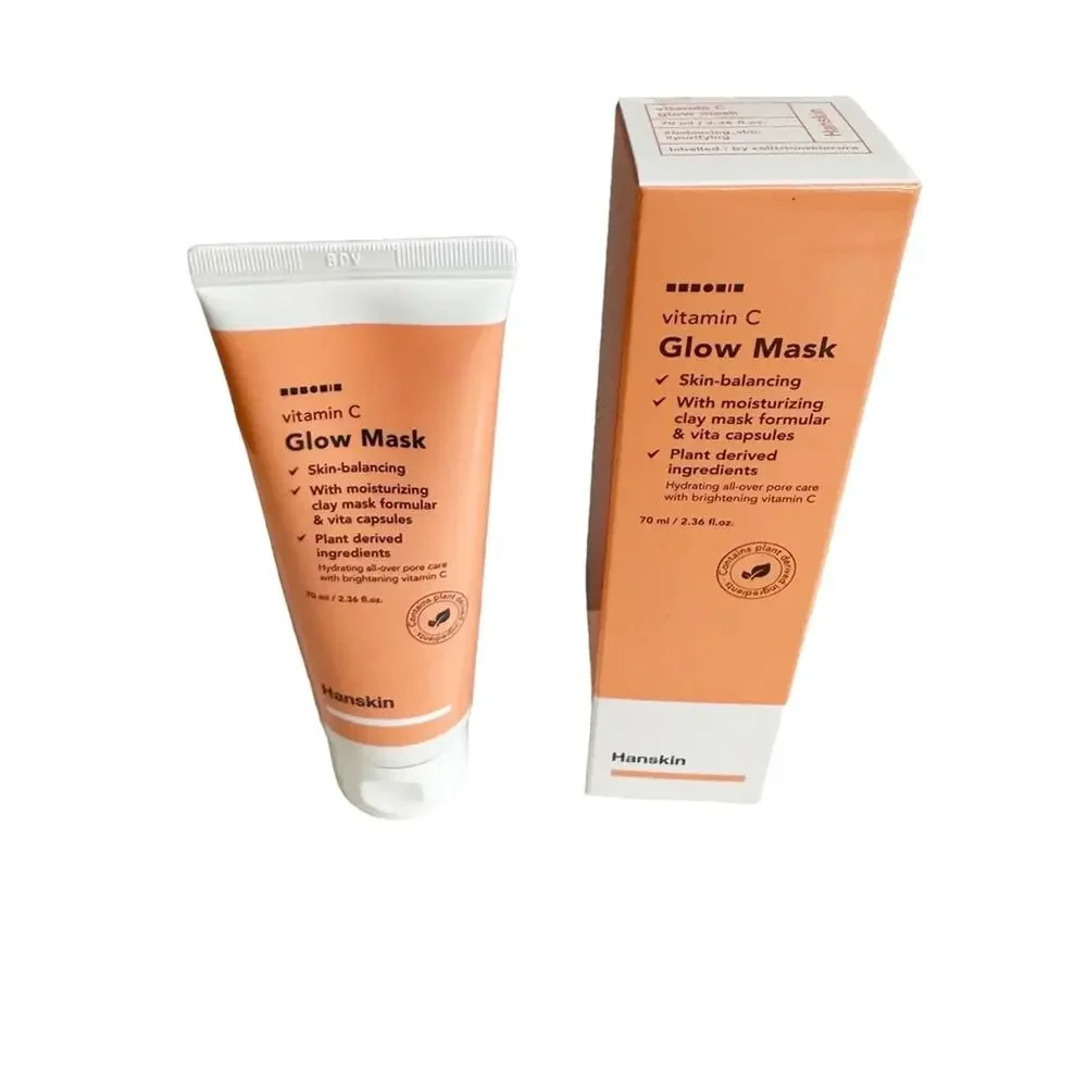 Hanskin Vitamin C Glow Mask Fabfitfun FFF NIB Sensitive Skincare 2.36 oz Skin